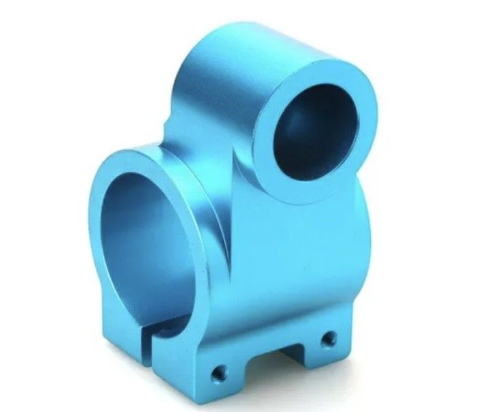 Aluminico 6061-T6 parti girate CNC colore anodizzato per corpi di valvole
