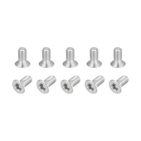 M3x6mm Torx Macchine di sicurezza viti 316 acciaio inossidabile CounterSunk Head Tamper Proof Fasteners viti bulloni