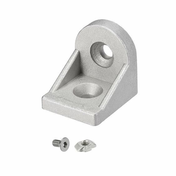 Set di supporti ad angolo arbitrario, connettore per angolo L per serie di alluminio w slot 8 mm