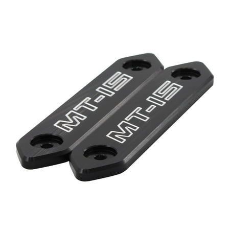 Accessori esteriori decorativi in lega di alluminio CNC Mtkracing per MT-15 2018 Parti per motociclette - Nero