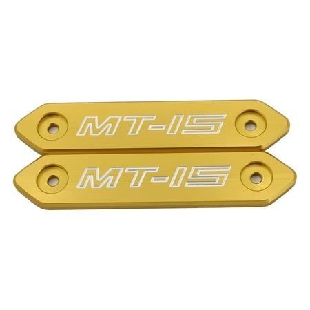 Accessori esteriori decorativi in lega di alluminio CNC Mtkracing per MT-15 2018 Parti per motociclette - Golden
