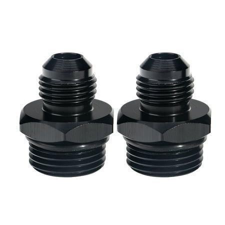 3 specchi Leggio di alluminio ORB-8 O-Ring Boss -8AN a -6AN Adaptatore maschile