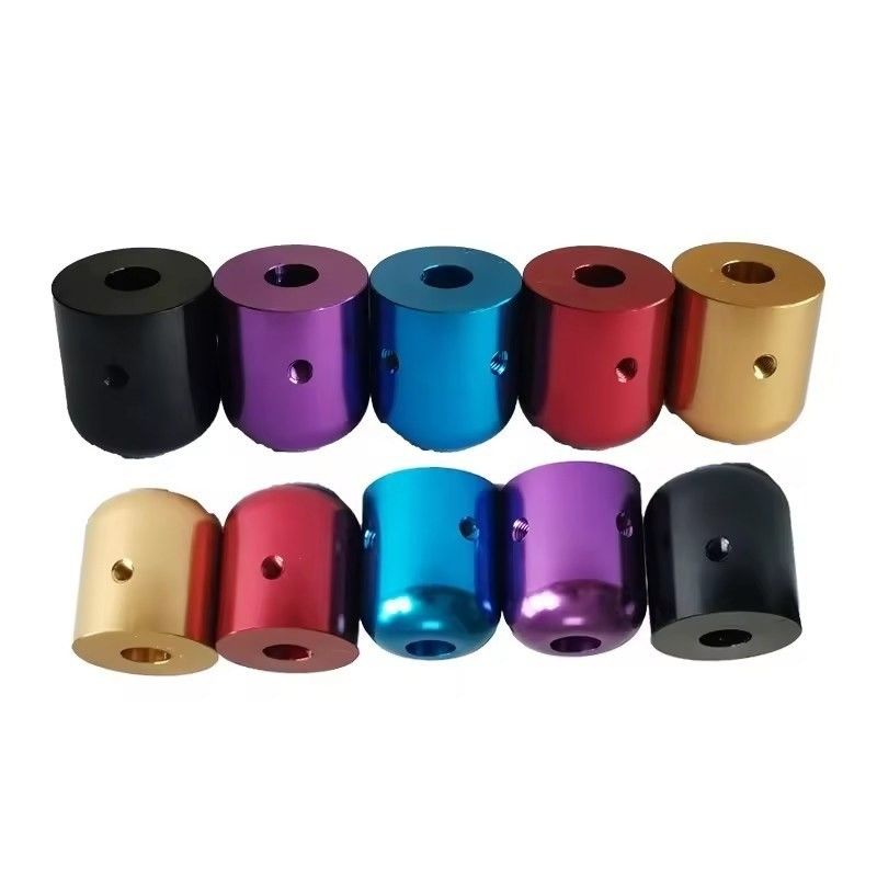 Parti CNC personalizzate ad alta precisione di alluminio Anodizzato colorato di alluminio