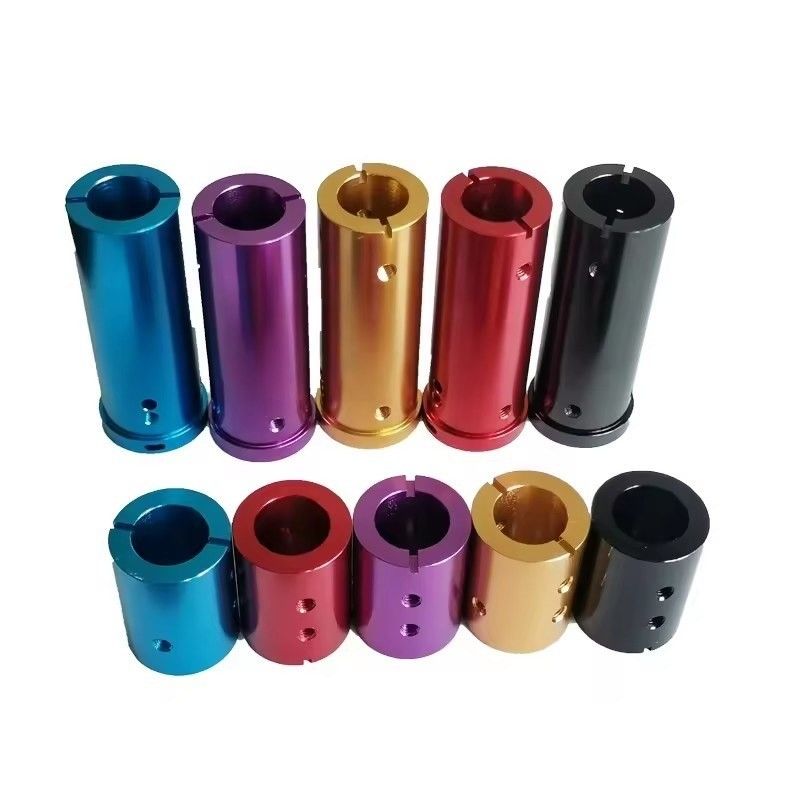 Parti CNC personalizzate ad alta precisione di alluminio Anodizzato colorato di alluminio