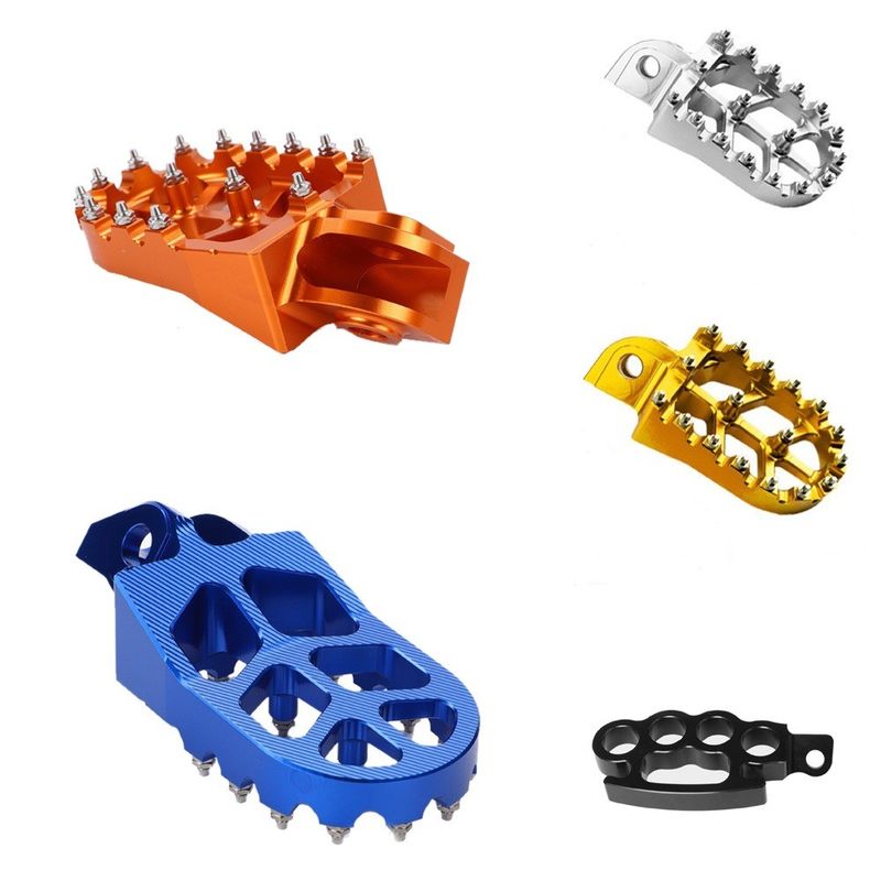 OEM Fornitore di macchinari CNC Fresatura di precisione Acquisti in alluminio Motocicletta Base Pedale dei piedi Parti